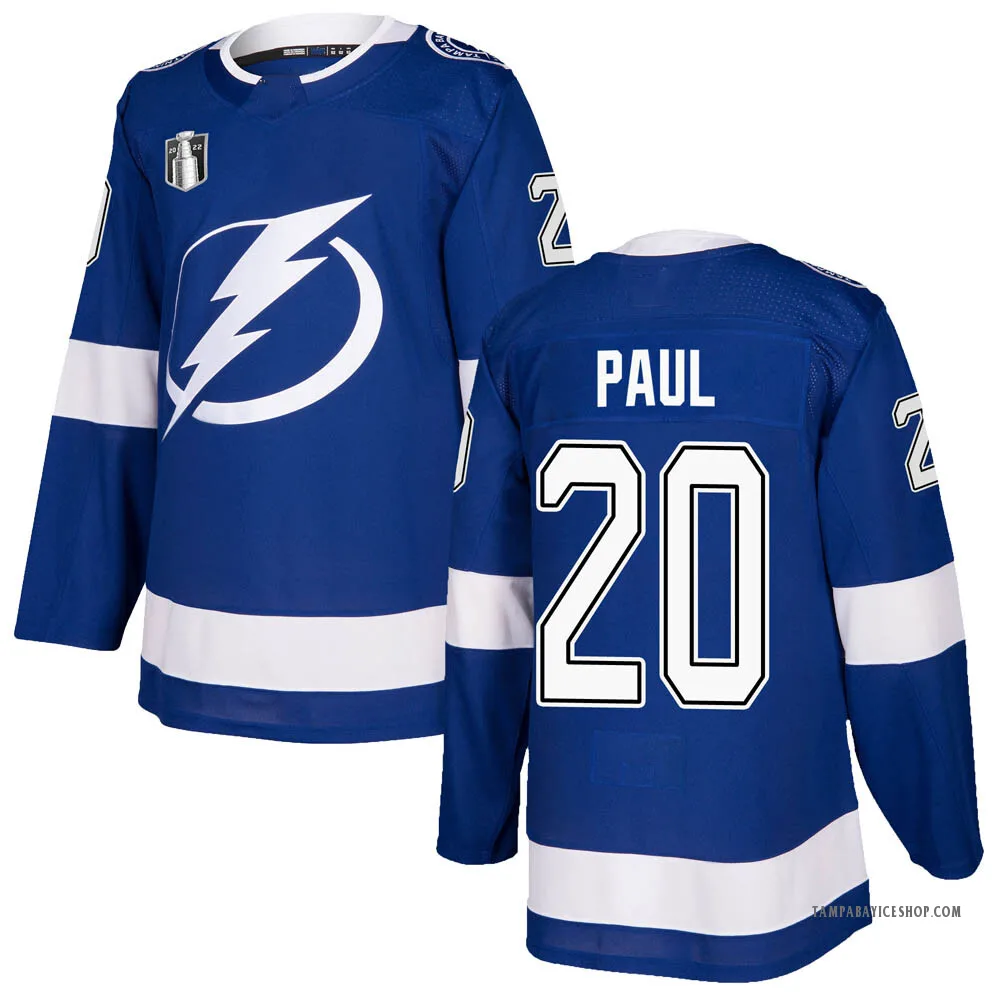 Tampa Bay Lightning Anthony Cirelli 71 Home 2022 Stanley Cup Champions  Breakaway Men Jersey - Blue - Bluefink